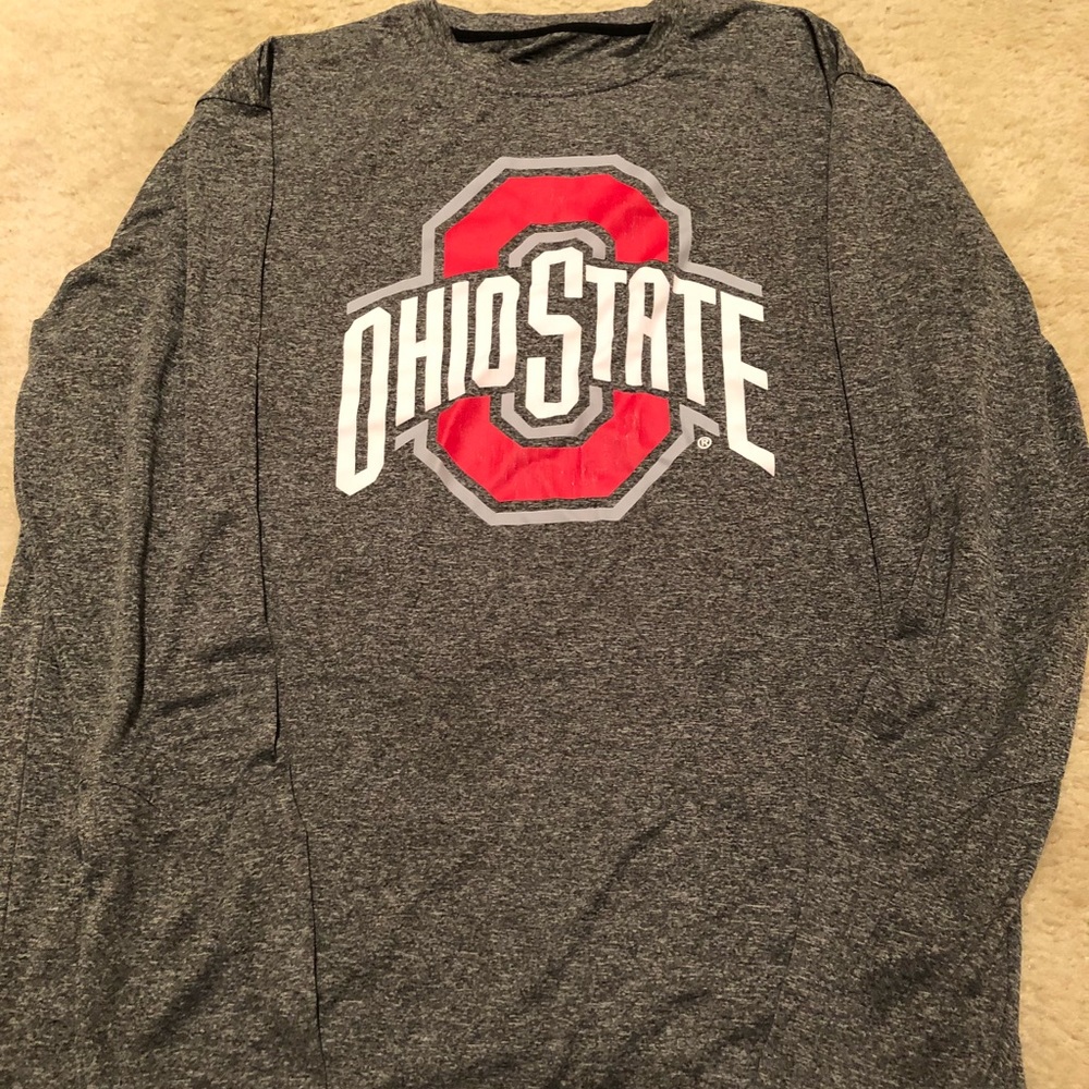 Ohio State men’s jersey material longsleeve shirt